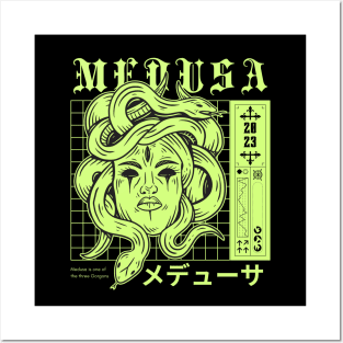 Medusa street clothes Posters and Art